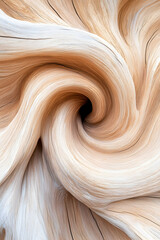 Obraz premium Abstract swirl of light beige fibers. Possible use Background for a website or app design