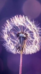 A close-up of the delicate seeds on top, symbolizing hope and new beginnings
