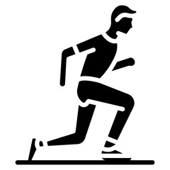 Interval Training Vector Icon
