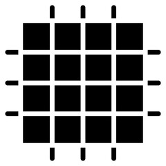 Grid Formation Vector Icon