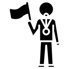 Race Director Vector Icon