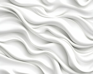 Obraz premium Abstract white draped fabric texture