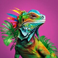 green iguana