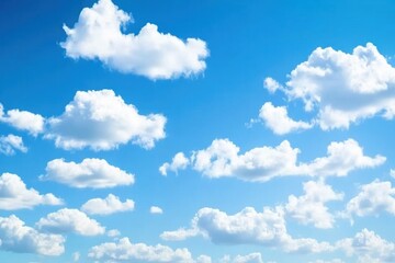 Obraz premium blue sky white cloud