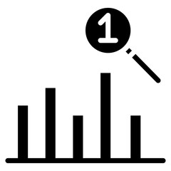 Search Ranking Vector Icon