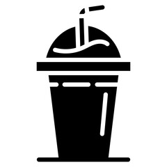 Milkshake Vector Icon