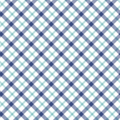 blue plaid fabric