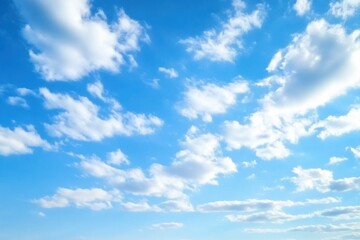 Naklejka premium blue sky white cloud