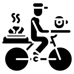 Breakfast Delivery Vector Icon