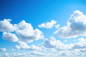 Obraz premium blue sky white cloud