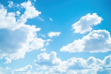 Obraz premium blue sky white cloud