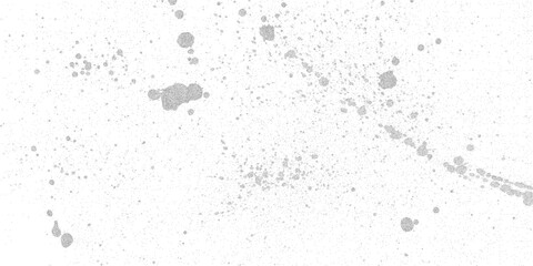 Retro grunge design with a dusty white background, noisy halftone dots, black spray paint splashes, realistic ink stains