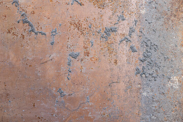 Metal background, rust texture, old iron. Corrosion from water, on sheet metal. Rust and oxidized background. Old metal iron sheets.