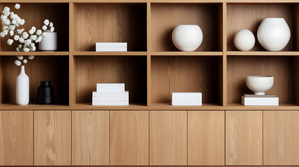 Modern Minimalist Home Decor Shelving Unit