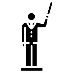 Conductor Vector Icon