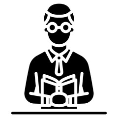 Librarian Vector Icon