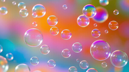 colorful bubbles background