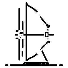 Bow Stand Vector Icon