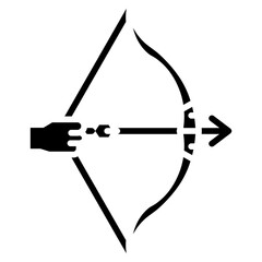 Recurve Bow Vector Icon