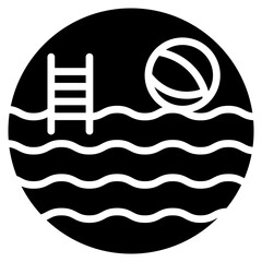 Shallow Pool Vector Icon