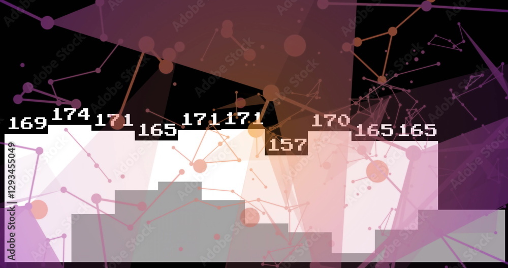 Poster image of connections and financial data processing