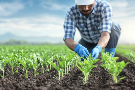 Digital farming techniques for precision agriculture, smart sensors optimizing crop yields and reducing waste..