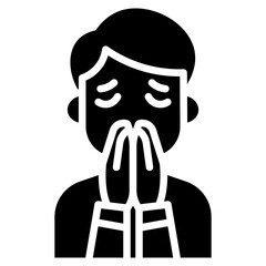 Severe Allergy Vector Icon