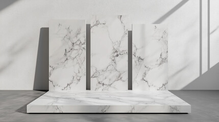  a luxurious Calacatta marble wall with striking gold veining