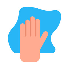 Obraz premium Cleaner flat icon