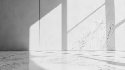 Obraz premium a luxurious Calacatta marble wall with striking gold veining