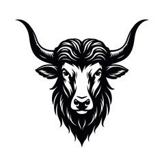 Obraz premium head of a bull abstrack mascot