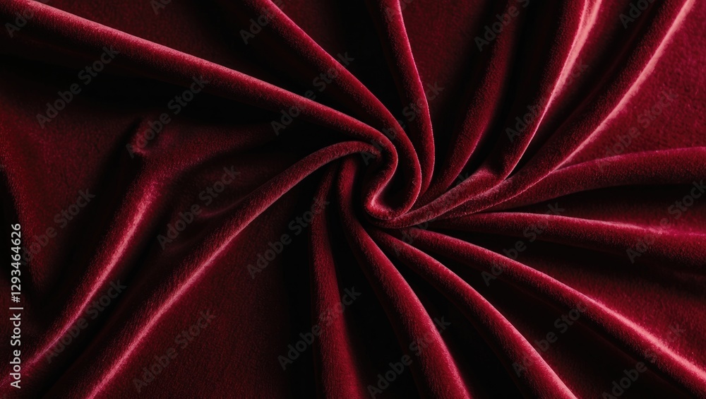 Poster elegant dark red velvet fabric texture with soft smooth surface perfect for background design provid