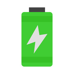 Battery flat icon