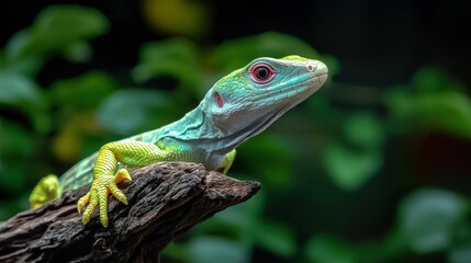 Fototapeta premium Exotic pets for families, featuring unique, ethical pet choices such as reptiles, amphibians, and birds in responsible households..