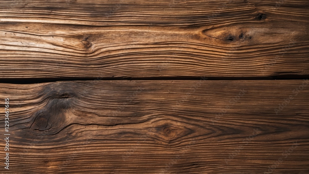 Poster detailed close-up of rustic wooden texture with visible grain patterns and rich coloration ideal for