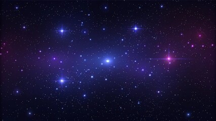 Fototapeta premium Beautiful Milky Way galaxy background with nebula cosmos. Stardust in deep space and bright shining stars in the universe. Space background with stardust and shining stars.