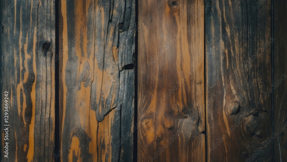 Poster rustic wood grain texture background ideal for studio portrait backdrops and natural design projects