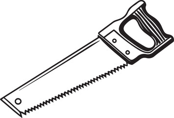Obraz premium handsaw Tool for carpentry work