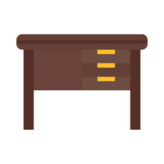 Desk flat icon