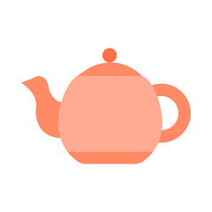 Teapot flat icon