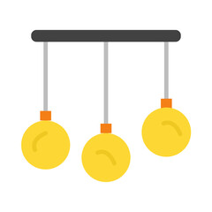 Chandelier flat icon