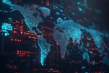 Global Digital Network Map