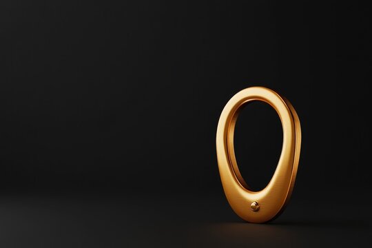 Sleek golden ring showcases elegant design, reflecting light aga