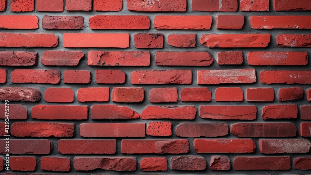 Aufkleber textured red brick wall background for design and architectural projects showcasing rustic charm and