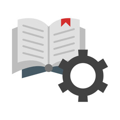 Obraz premium Setting flat icon