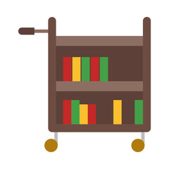 Trolley flat icon