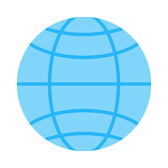 Globe flat icon