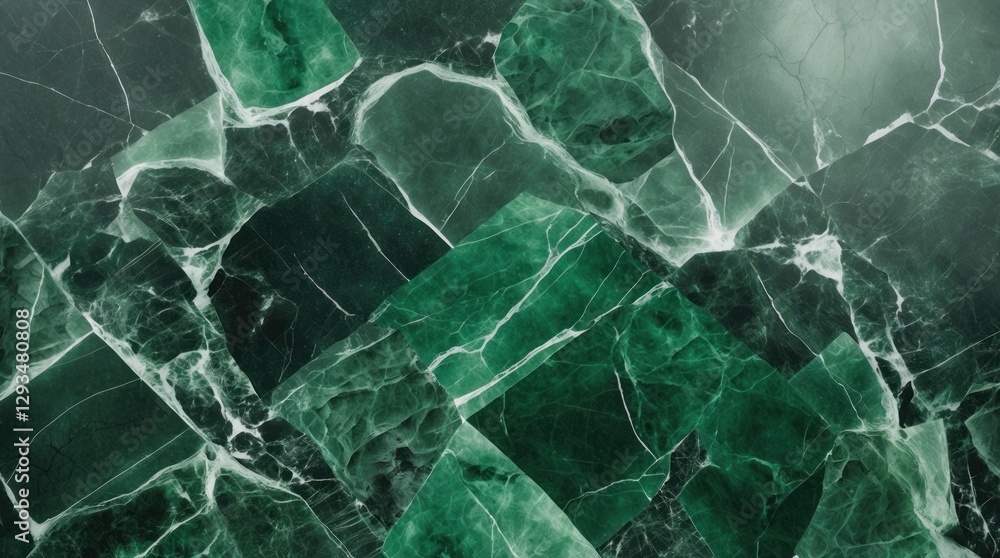 Poster elegant green marble texture with subtle veins and patterns ideal for background design and interior