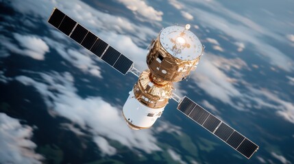 Low-orbit satellites for instant data delivery, providing real-time, high-speed global communication with enhanced AI processing..