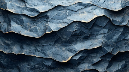 Abstract 3D Dark Blue Stone Texture Background